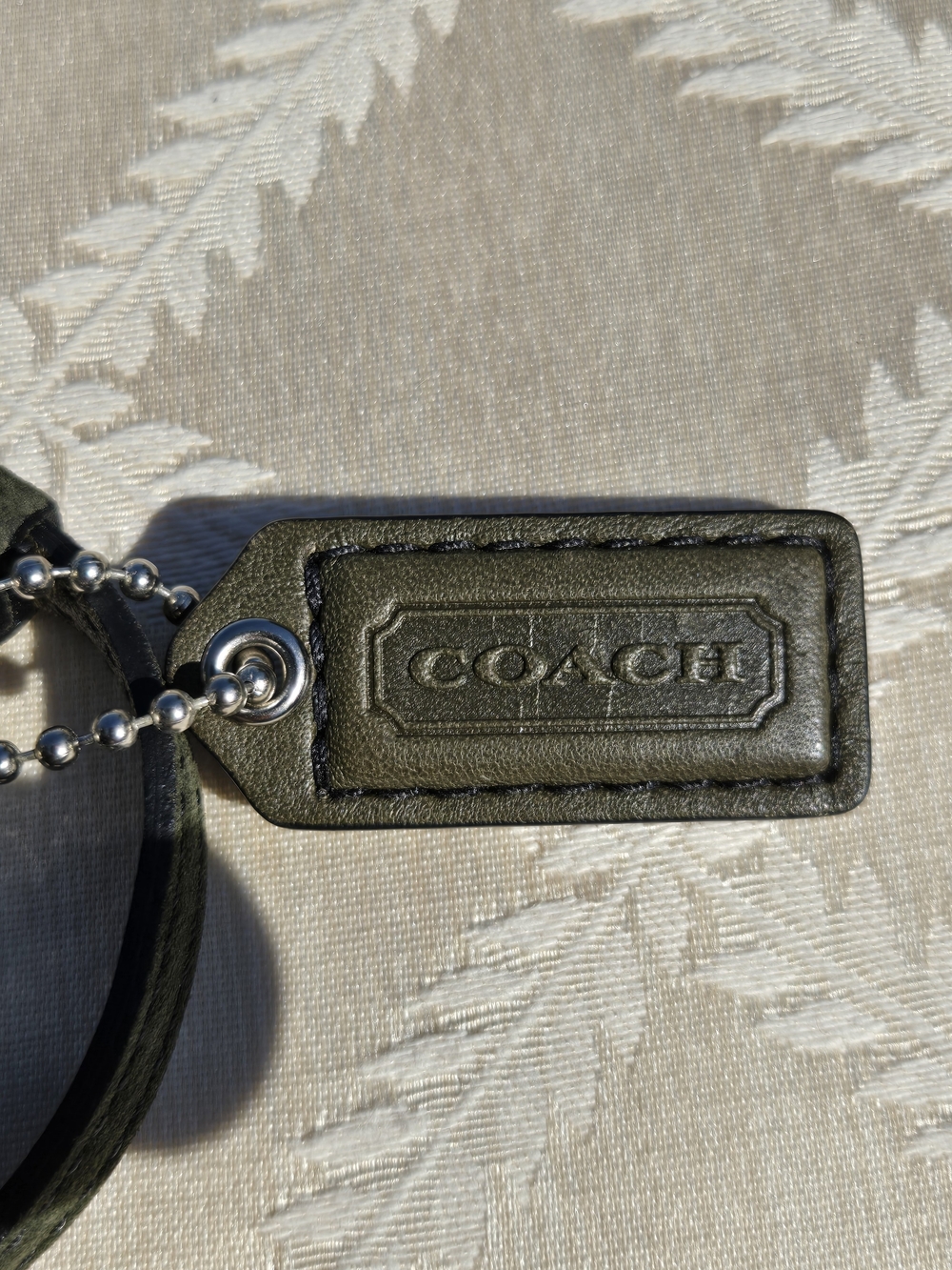 Coach Small Signature Shoulder Bag in Olive and Khaki D04J-7027-NEW - Picture 7 of 12